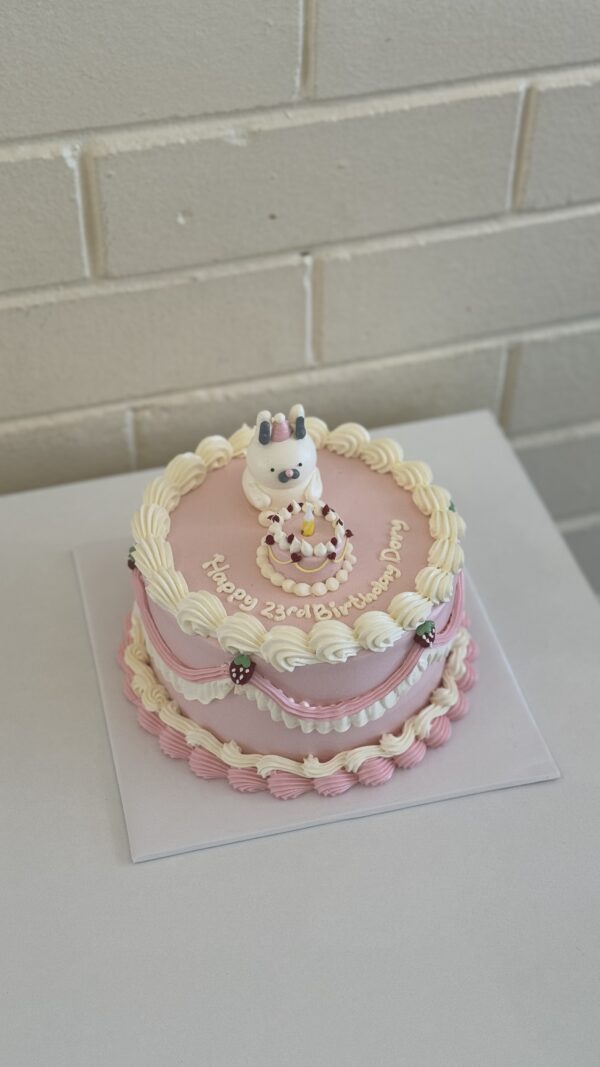 3D Bunny and Mini Cake