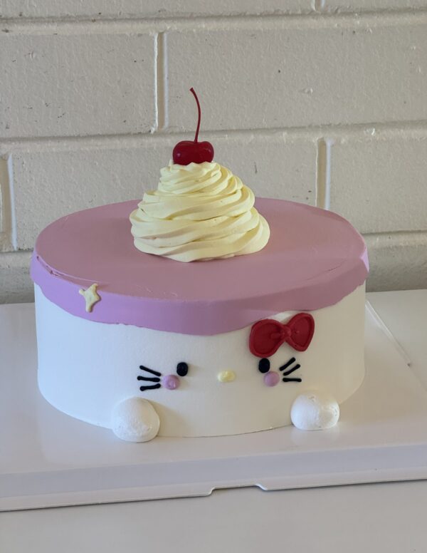 Hello Kitty Pudding Cake