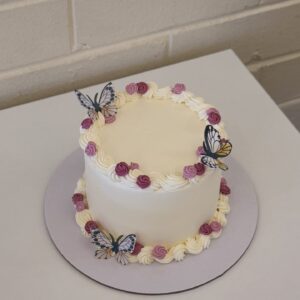 Butterfly Garden Cake
