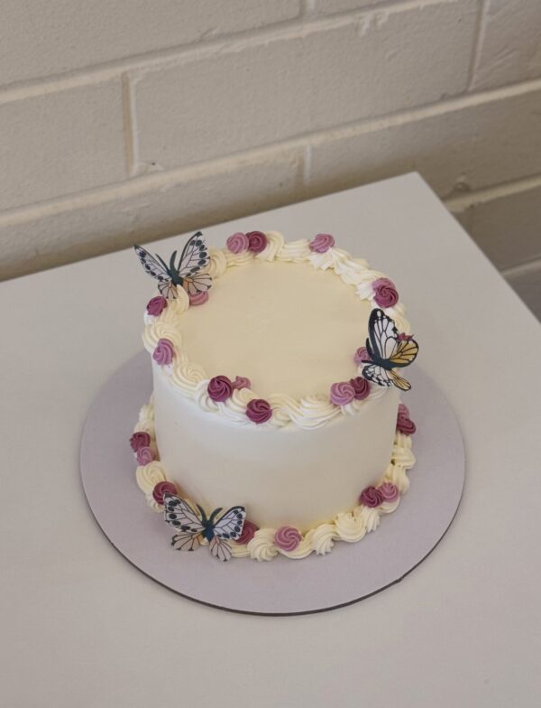 Butterfly Garden Cake