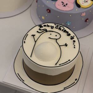 Flork Gender Reveal Cake