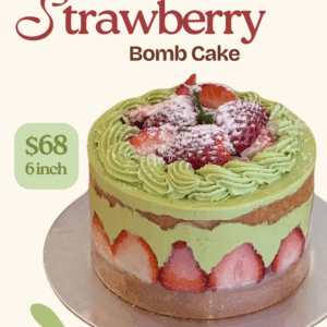 Matcha Strawberry Bomb