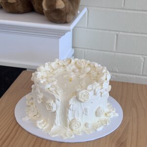 Ivory Candle Cake