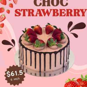 Choc Strawberry Sponge Cake